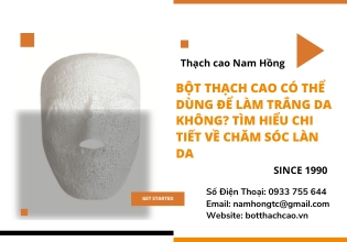 Bột thạch cao có thể dùng để làm trắng da không? Tìm hiểu chi tiết về chăm sóc làn da