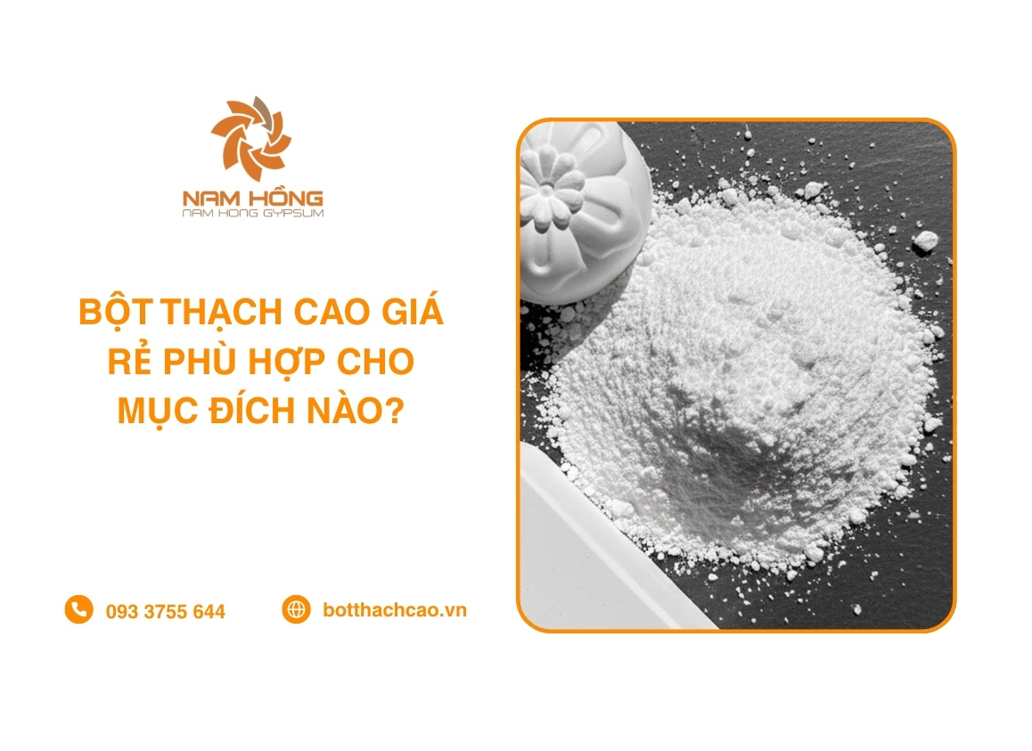 Bột Thạch Cao Giá Rẻ Phù Hợp Cho Mục Đích Nào?