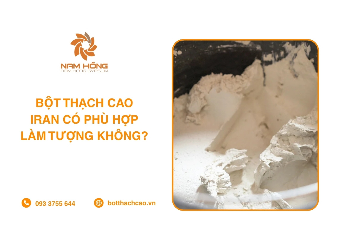 Bột Thạch Cao Iran Có Phù Hợp Làm Tượng Không?