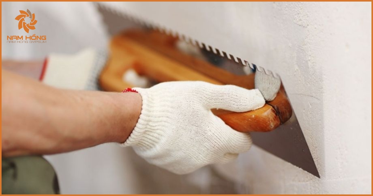 Cách pha sơn tường từ bột thạch cao