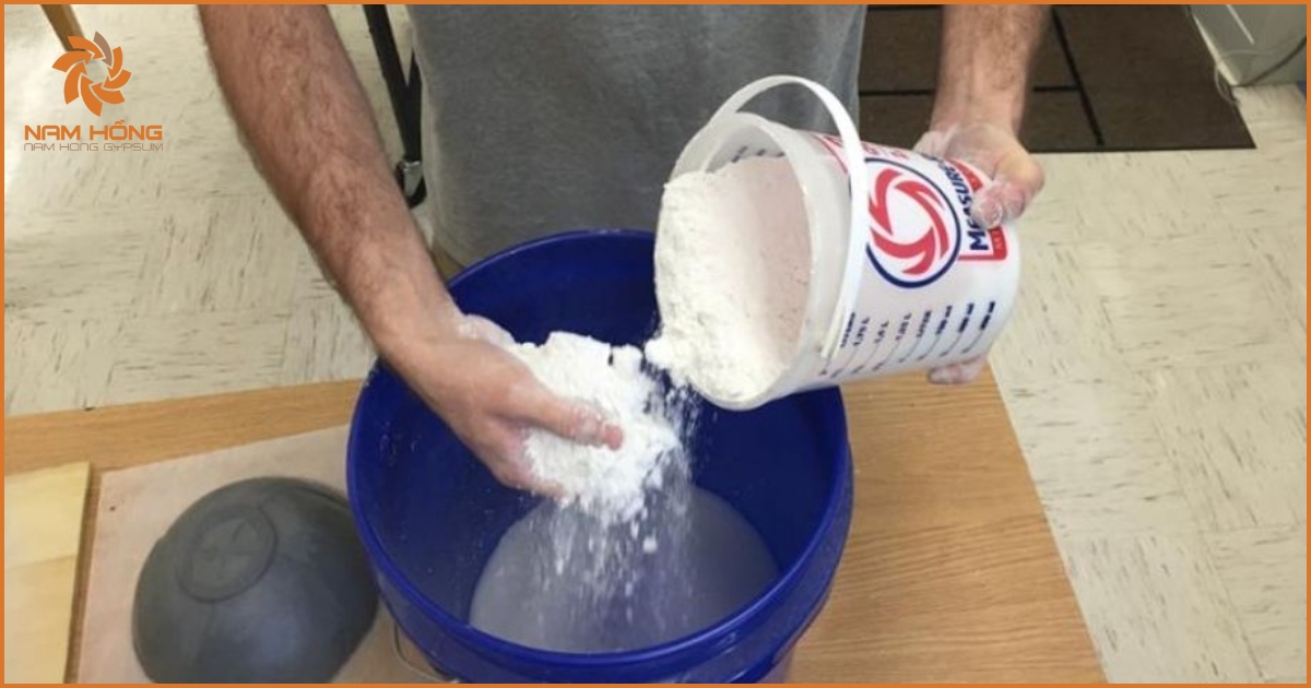 Cơ chế chống cháy của bột thạch cao