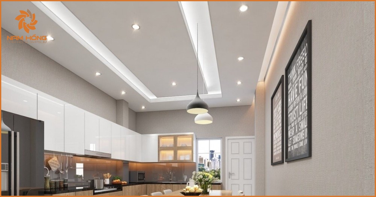 Vì sao cần trần thạch cao chống ẩm cho bếp và phòng tắm?