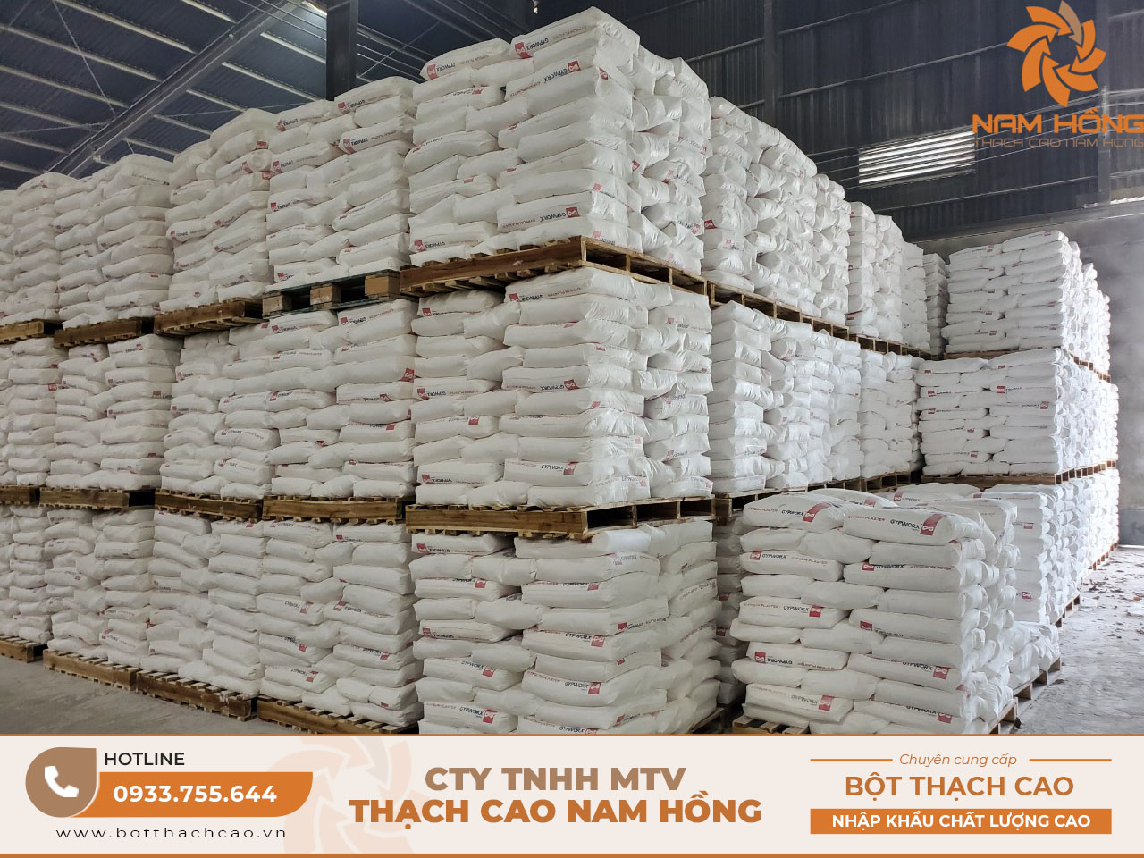 Thông số kỹ thuật bột thạch cao TCNH-03